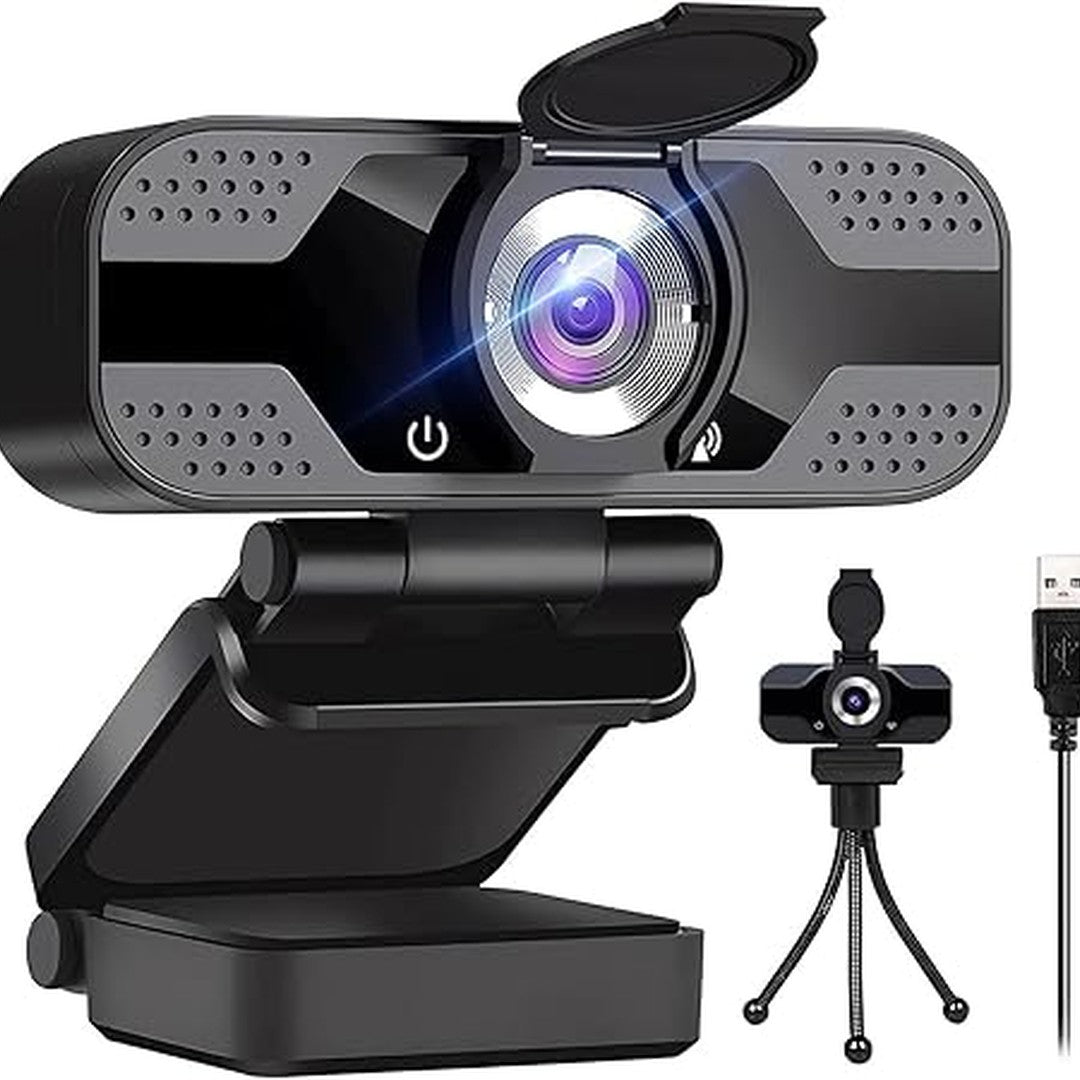 Webcam mit Mikrofon (1080p; 20 MP) - Perfekt für Videokonferenzen und Streaming kaufen bei MJtronics