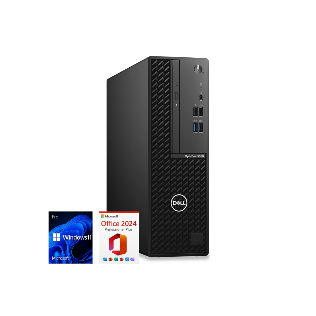 Dell Optiplex 3080 SFF 4.0 GHz, 8GB RAM, 250GB SSD, Win 11 Pro, Office 24