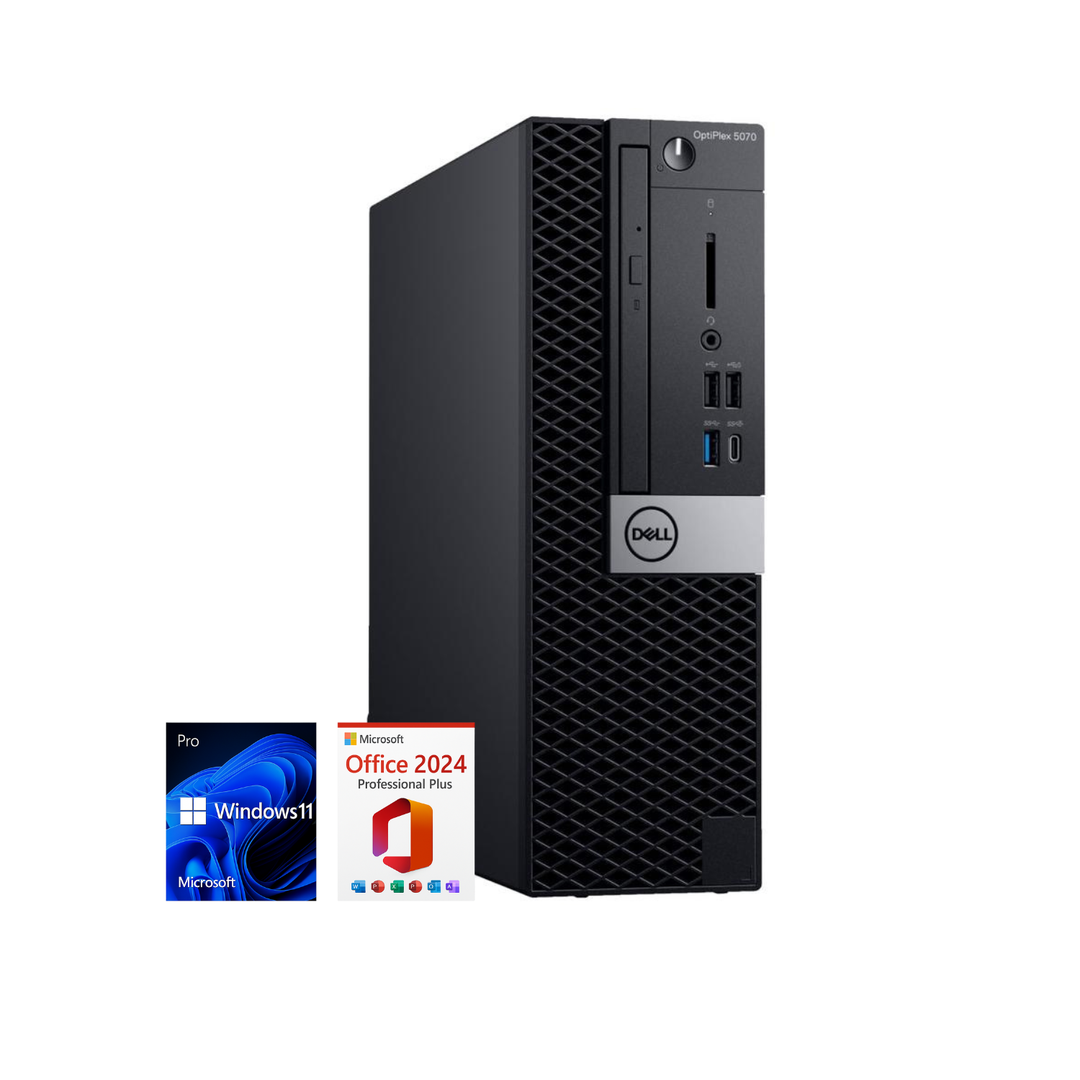 Dell OptiPlex 5070 SFF i9-9900 5.00 GHz, 16GB RAM, 512GB SSD, Win 11 Pro, Office 24