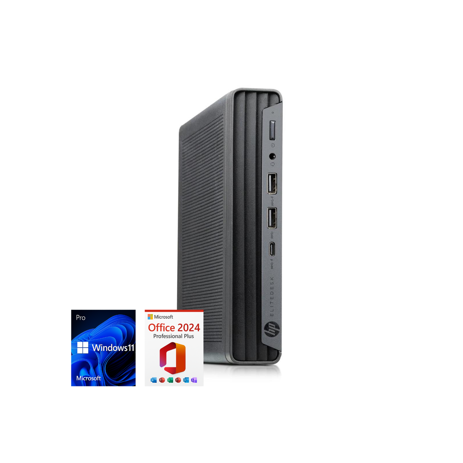 HP EliteDesk 800 G6 Mini-PC 10. Gen, 16GB, 512GB SSD, Win 11 Pro, Office 24