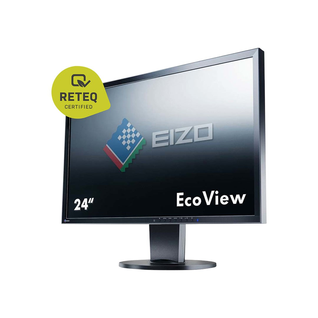 EIZO FlexScan EV2436W | 24 Zoll IPS Monitor | 1920 x 1200 (WUXGA) | DisplayPort, DVI, VGA