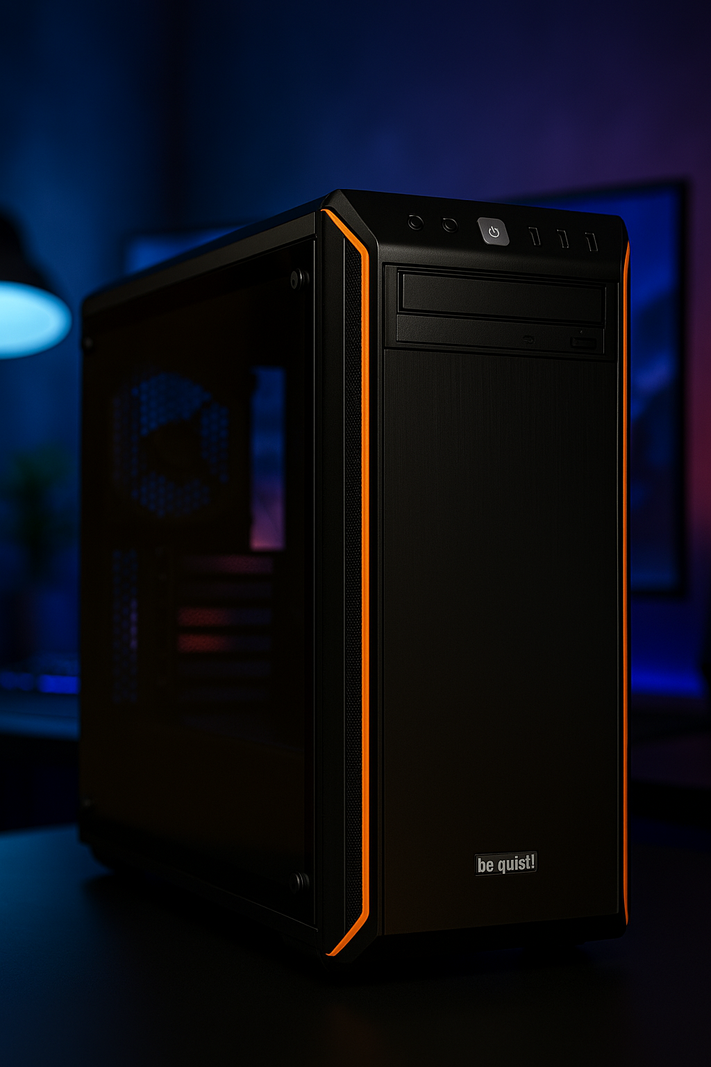 BeQuiet Silent Gaming PC – RTX 2060 Super – Ryzen 5 – 32GB RAM – 500GB SSD – 1TB HDD