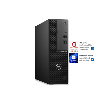 Dell OptiPlex 3080 SFF | Intel Pentium G6400 | 8 GB RAM | 250 GB SSD | Windows 11 Pro | Office 2024