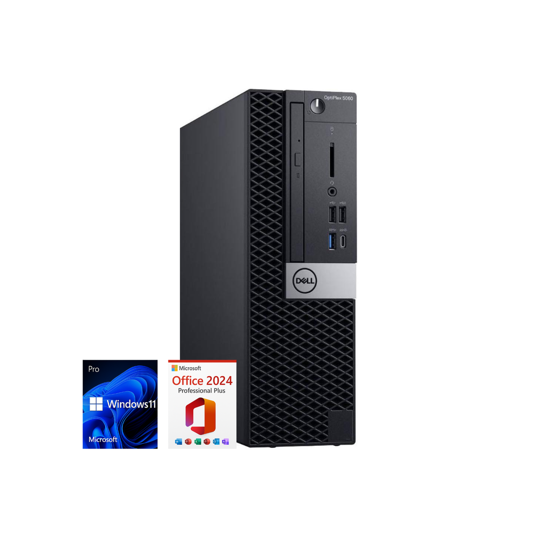 Dell OptiPlex 5060 SFF i7-8700, 16GB, 512GB SSD, Win 11 Pro, Office 24