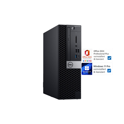 Dell OptiPlex 5070 SFF | Intel Core I3-9100 | 16 GB RAM | 256 GB SSD | Windows 11 Pro | Office 2024