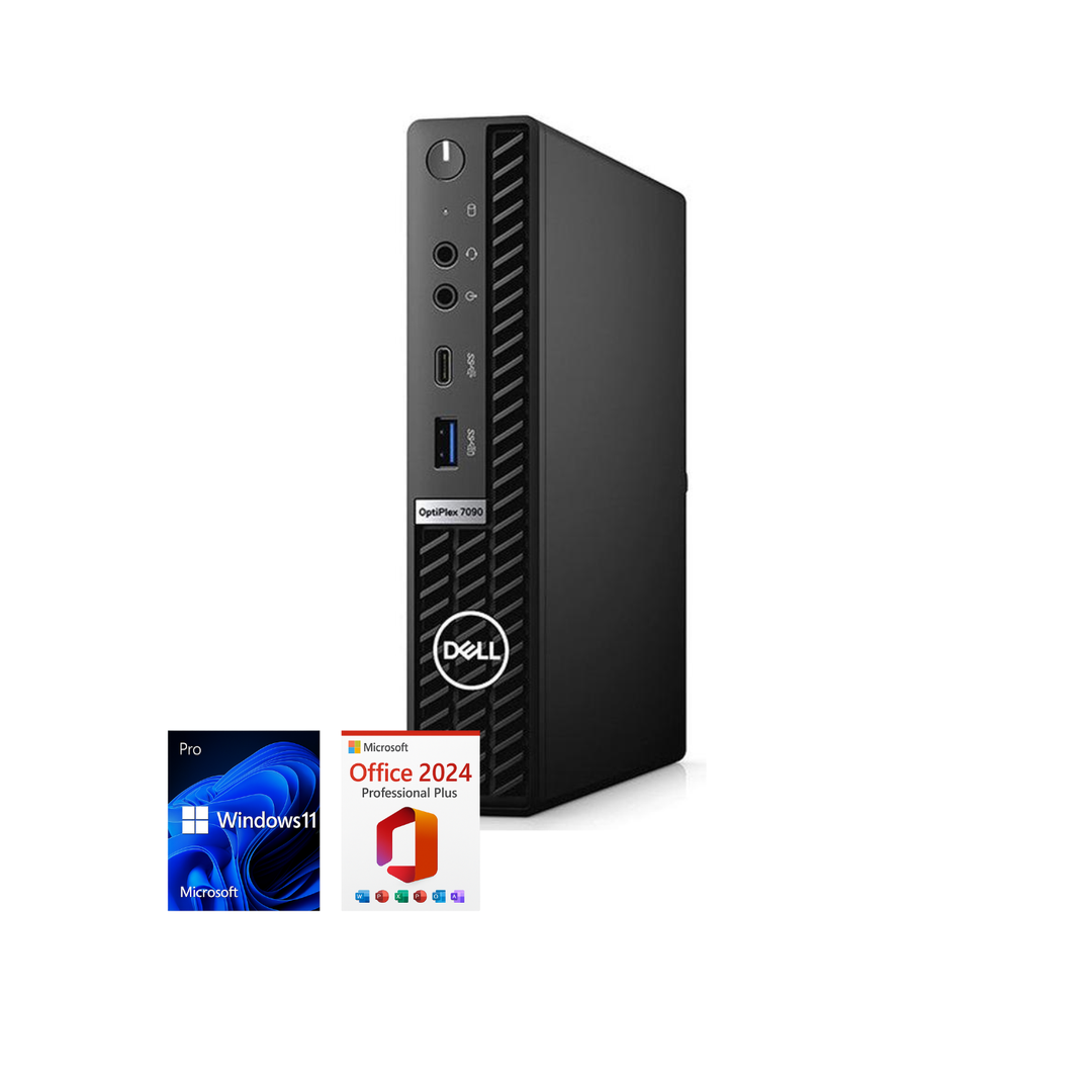 Dell Optiplex 7090 Mini PC i7 11700T, 16GB RAM, 512GB SSD, Win 11 Pro, Office 24