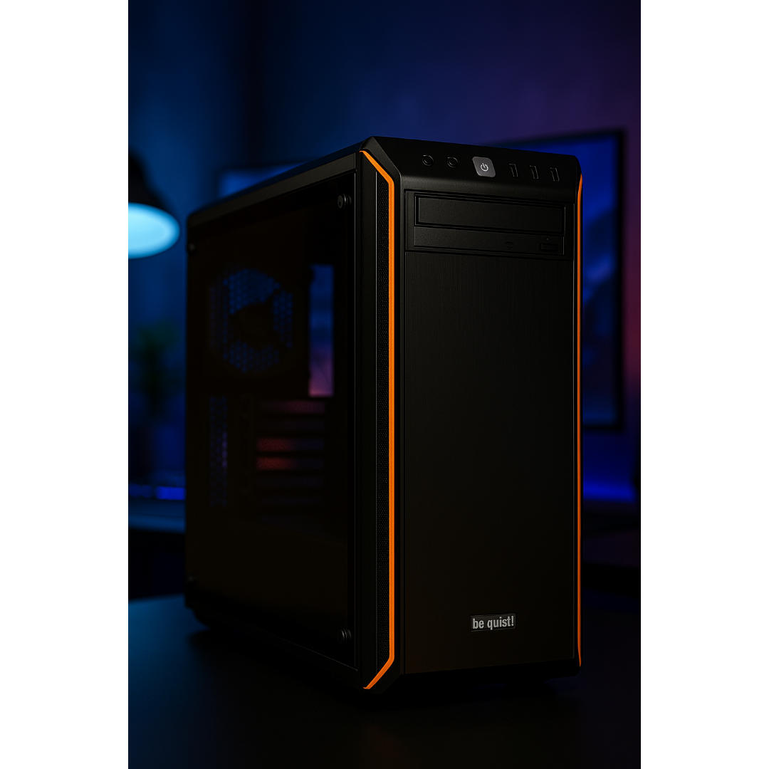 BeQuiet Silent Gaming PC – RTX 2060 Super – Ryzen 5 – 32GB RAM – 500GB SSD – 1TB HDD