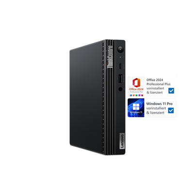Lenovo ThinkCentre M70Q Mini-PC | Intel Core I3-10100T | 16 GB RAM | 512 GB SSD | Windows 11 Pro | Office 2024