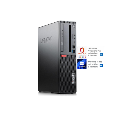 Lenovo ThinkCentre M720S SFF | Intel Core I3-8100 | 16 GB RAM | 256 GB SSD | Windows 11 Pro | Office 2024